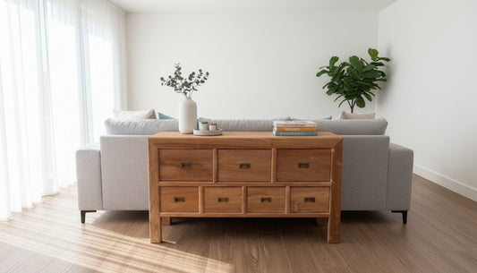 Aparador en  teca a medida colonial asiatico AM080825