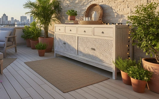 Mueble Aparador a medida estilo asiático tallado en teca AM7082249879738