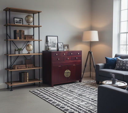 Aparador a medida estilo asiático-colonial - AM-14163