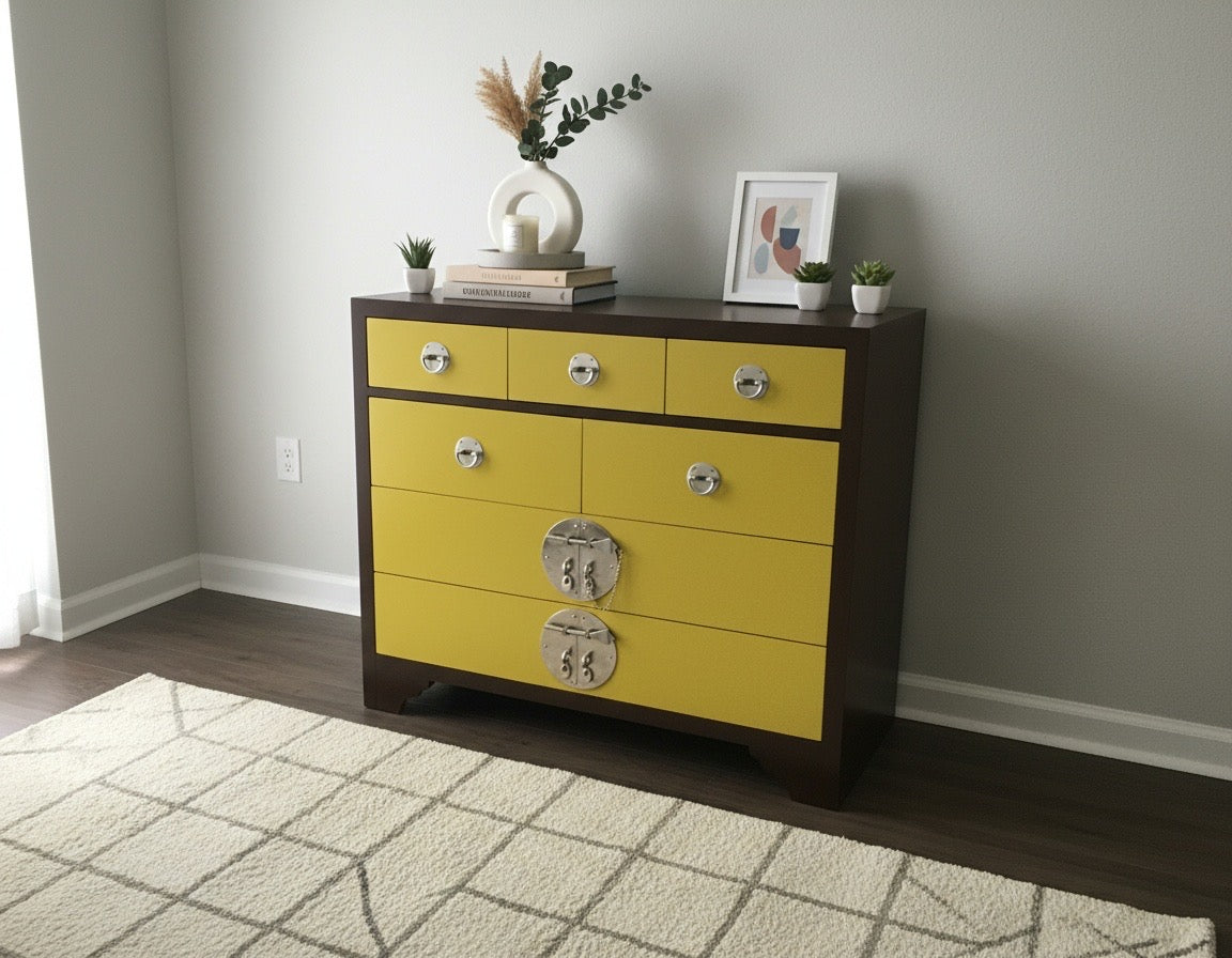 Aparador a medida estilo asiático-colonial - AM-14163