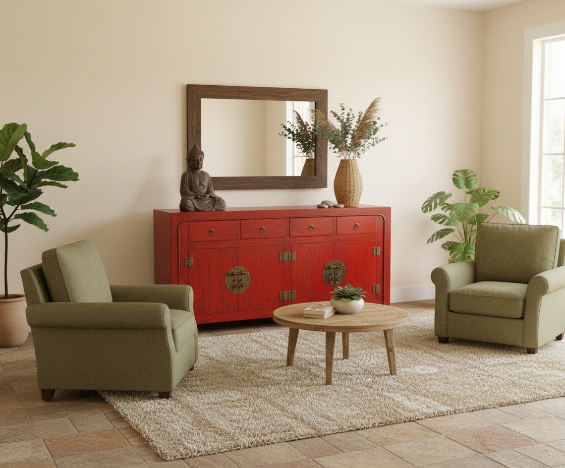 Aparador colonial asiático a medida 02/91