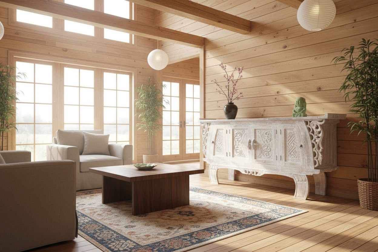 Aparador colonial asiático a medida 83/91