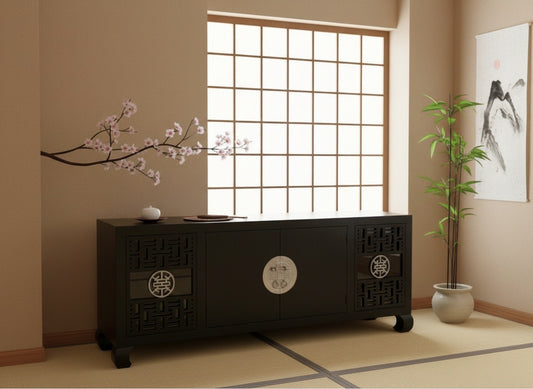 Aparador colonial asiático a medida 14/91