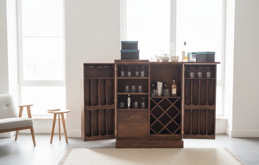 Mueble Bar colonial asiático a medida 2026