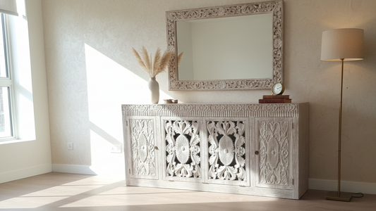 Cubreradiador colonial asiático a medida teca AM2103311336