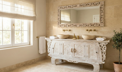 Mueble de Baño colonial asiático a medida en TECA - AM-14311
