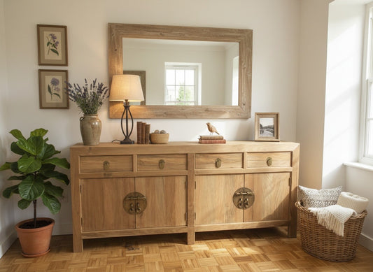 Aparador colonial asiático a medida AM-20834