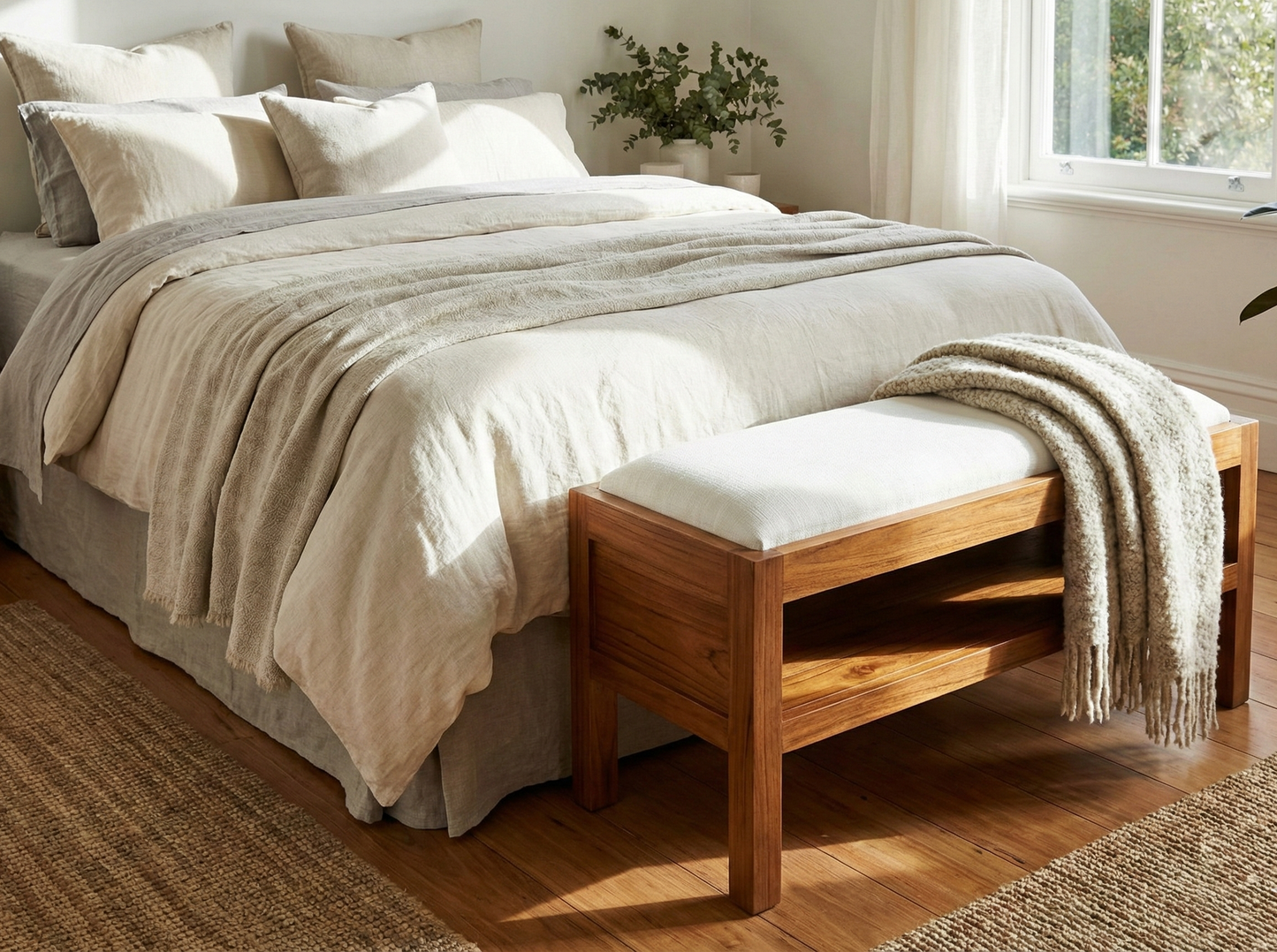 Banco a medida teca AM7/46