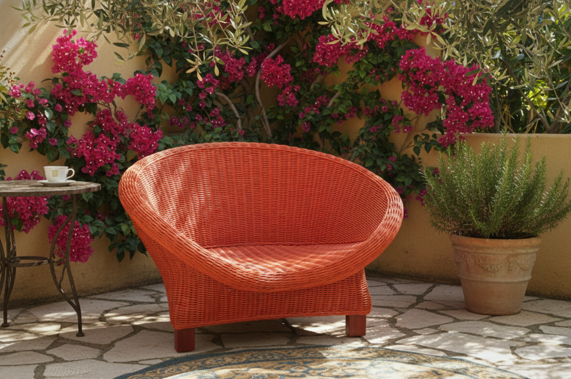 Muebles de jardín fibras naturales a medida