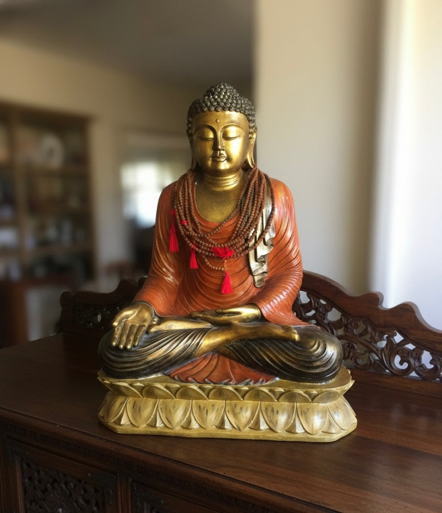 Budas y figuras de resina