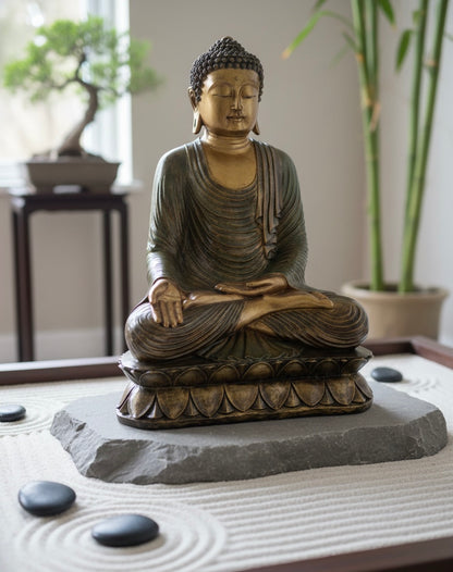 Budas y figuras de resina