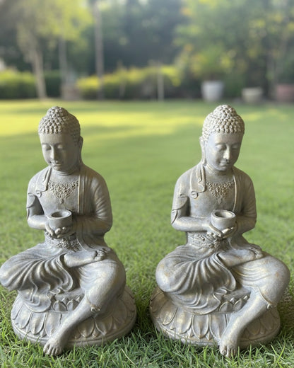 Budas y figuras de resina