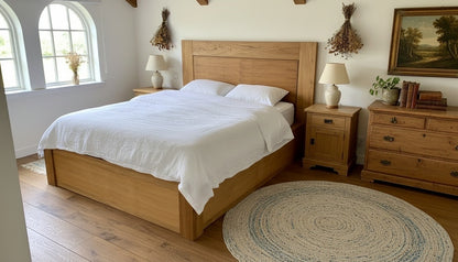 Cama colonial asiática a medida teca 11/61