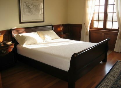 Cama colonial clásica teca a medida 07/61