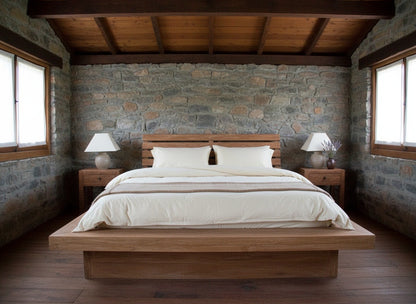 Cama colonial asiática a medida teca 39/61