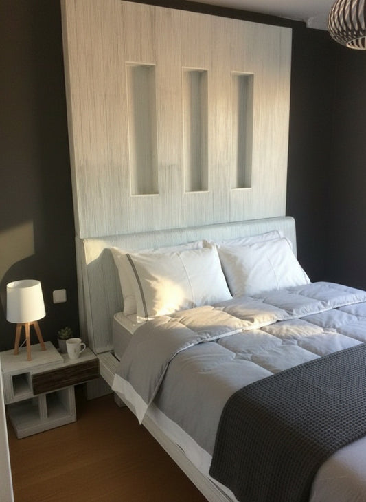 Cama colonial asiática ratán a medida 01/61