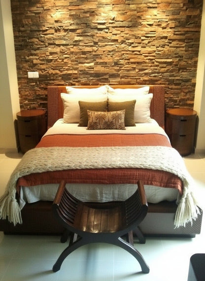 Cama colonial asiática a medida teca 05/61