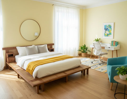 Cama colonial asiática  a medida teca y bambú 10/61