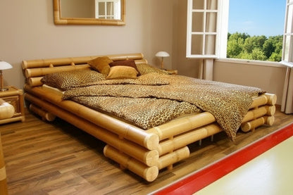 Cama colonial asiática a medida bambú 51/61