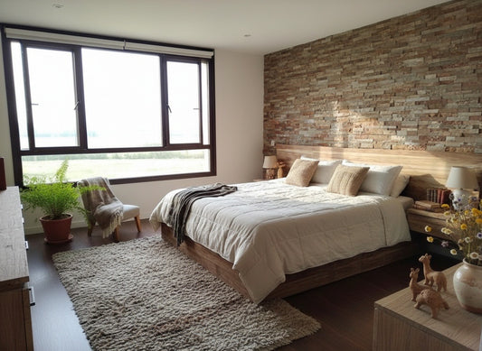 Cama a medida estilo colonial-asiático - AM-20088