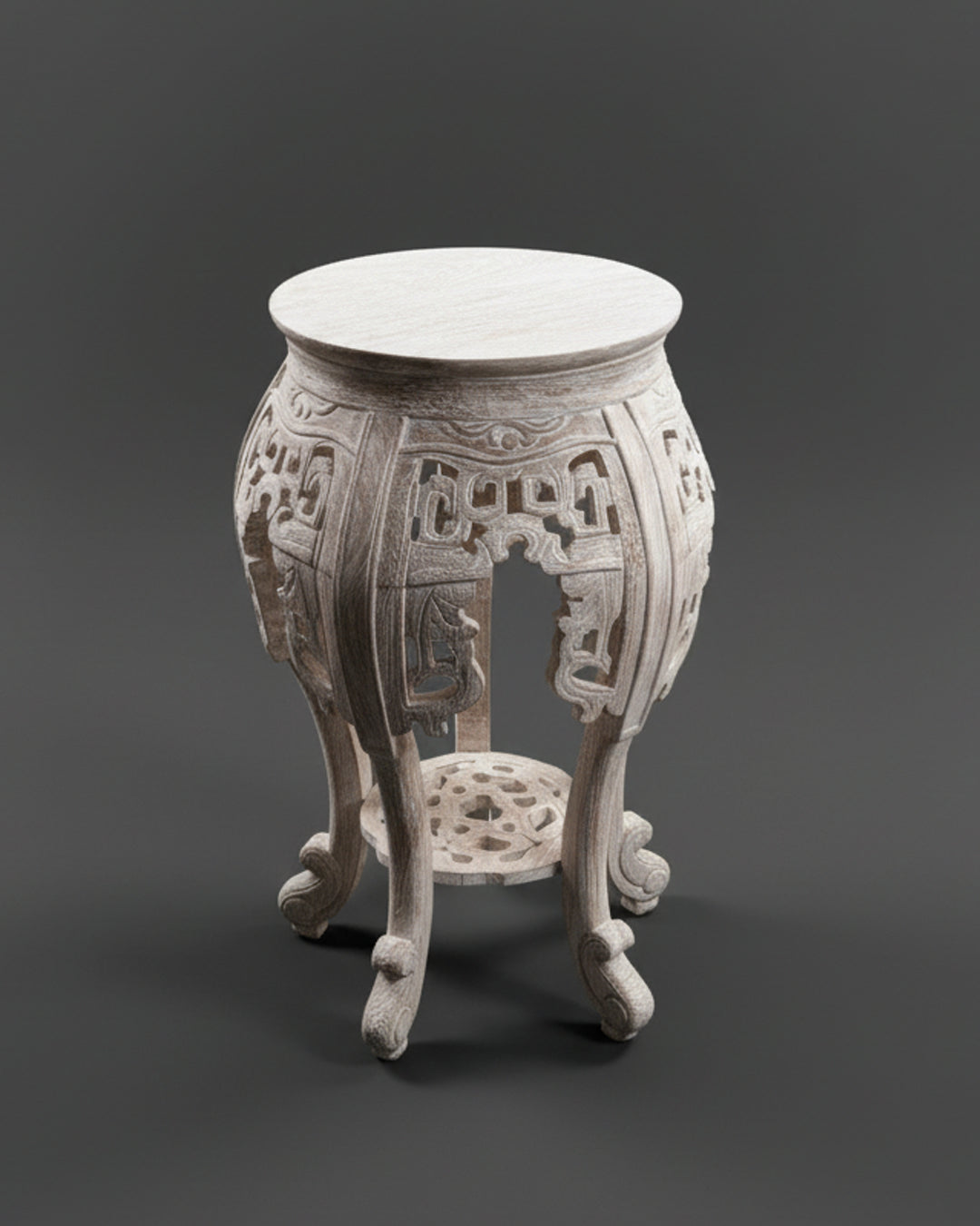 mesilla velador chino tallado AM2127