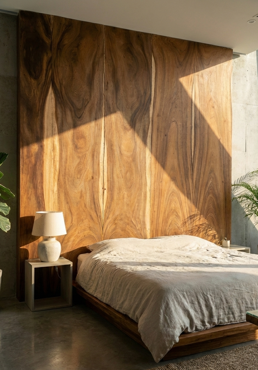 Cabecero a medida colonial frisos teca o suar AM8/23