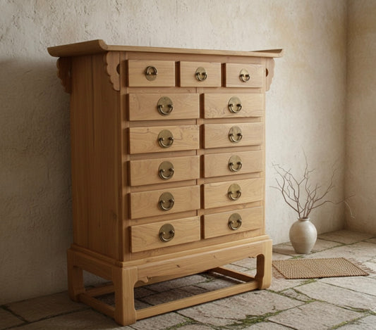 Cómoda colonial a medida teca AM28/56