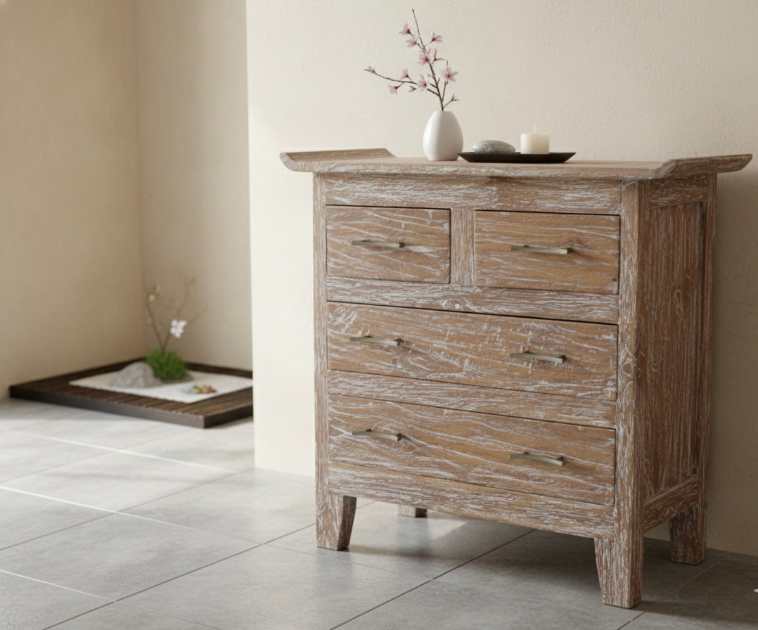 Cómoda colonial a medida teca AM39/56