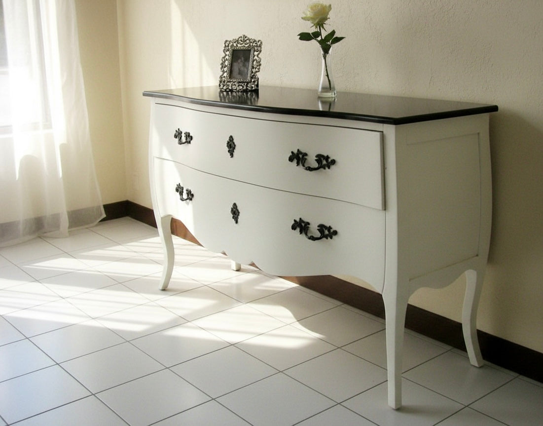 Cómoda colonial a medida teca con tallado artesanal AM202205241359