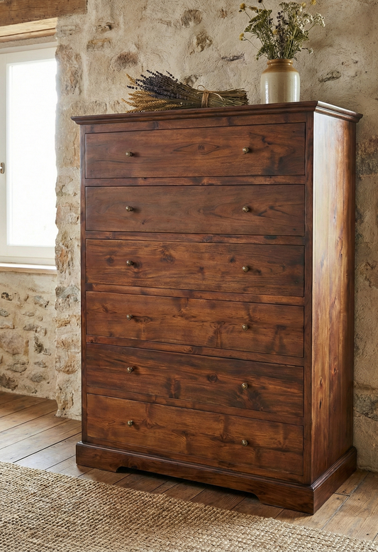 Cómoda colonial a medida teca AM37/56