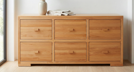 Cómoda colonial a medida teca AM35/56