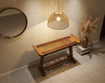 Consola colonial asiática a medida teca 46/48