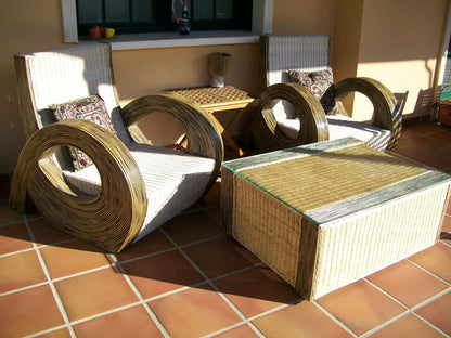 Muebles de jardín fibras naturales a medida