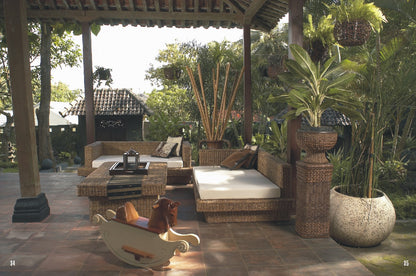 Muebles de jardín fibras naturales a medida