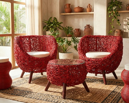 Muebles de jardín fibras naturales a medida