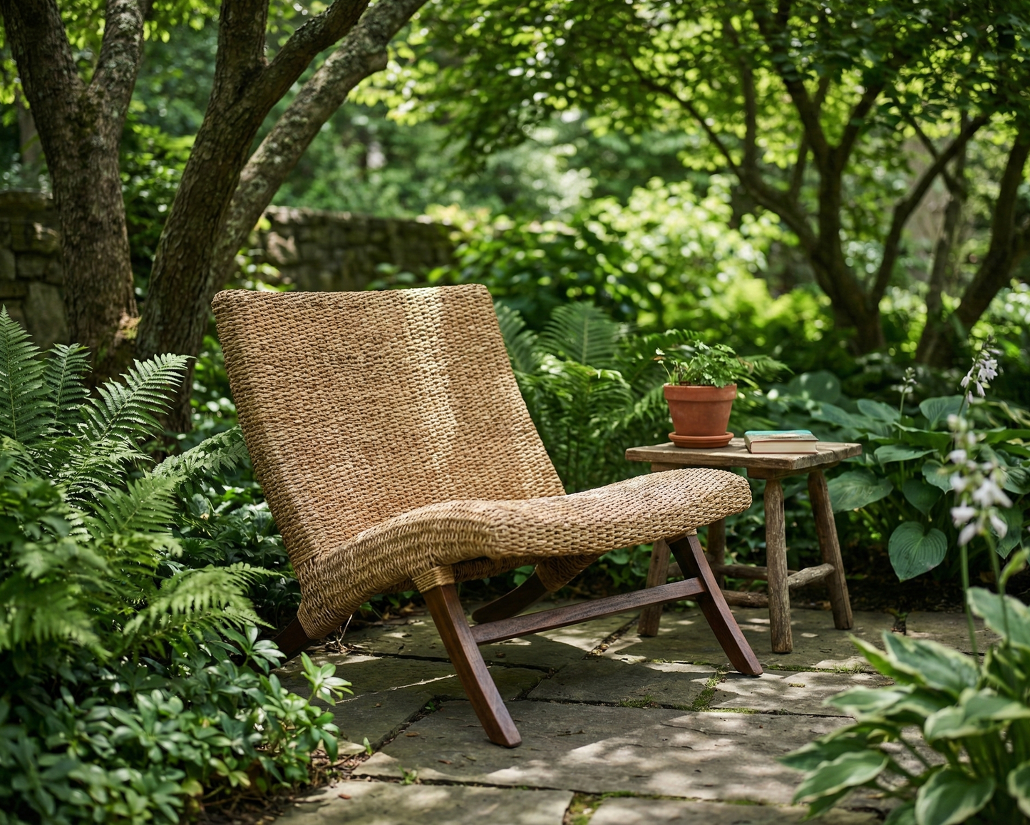 Muebles de jardín fibras naturales a medida