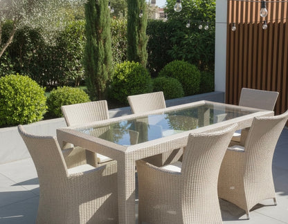 Muebles de jardín fibras sintéticas a medida