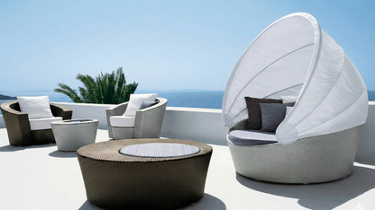 Muebles de jardín fibras sintéticas a medida