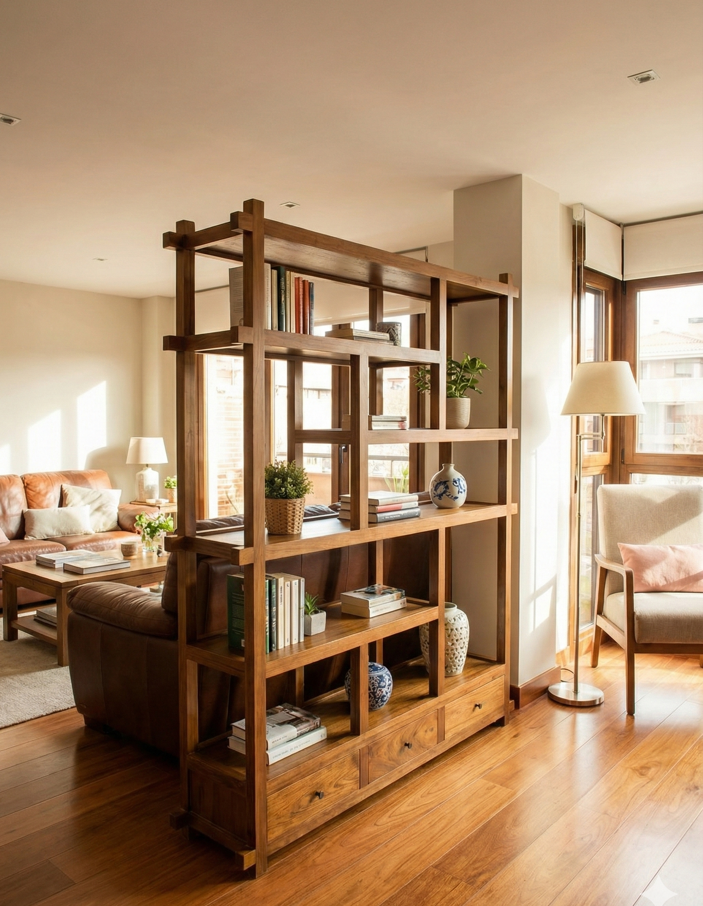 Librerías colonial asiática a medida irregular50/64