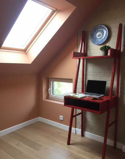 Librerías colonial asiática escalera a medida teca 49/64