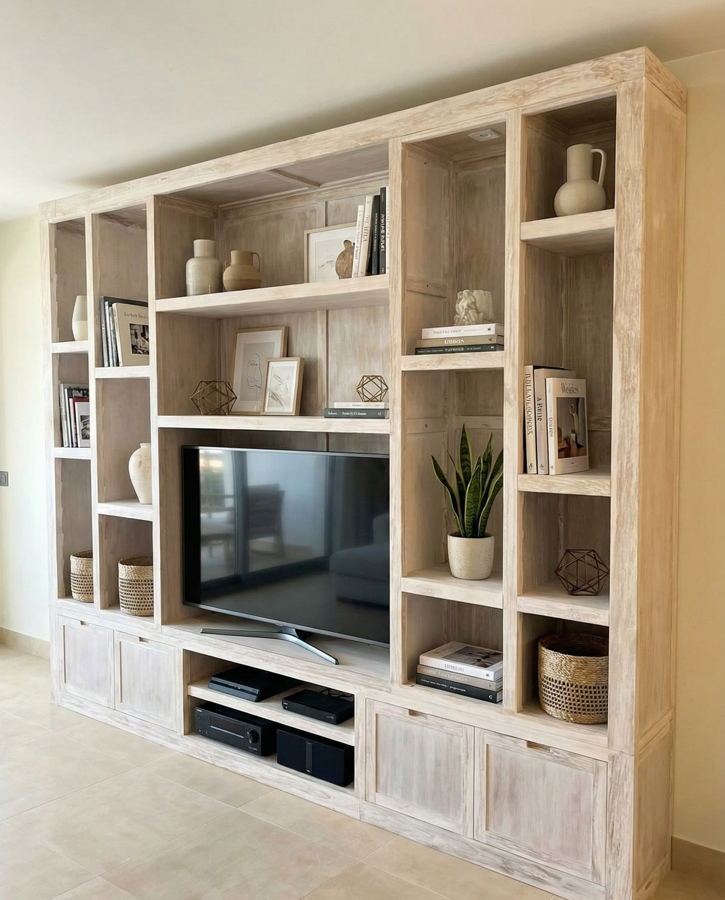 Librerías colonial clásica a medida teca 29/64