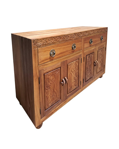 Aparador a medida estilo asiático-colonial - AM-21555