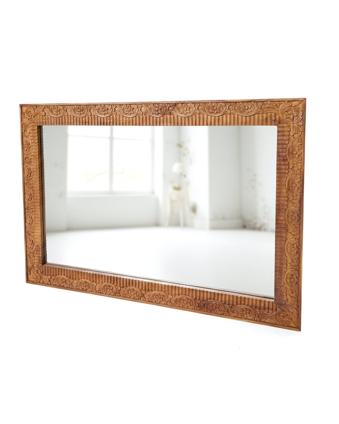 Espejo teca tallado AM1232