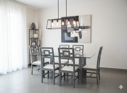 Mesas de comedor a medida colonial asiática metal o madera  25/62