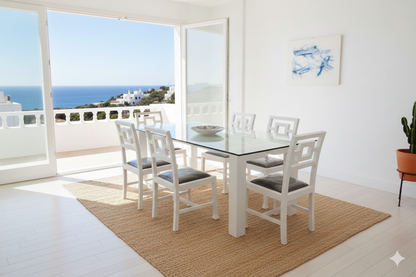 Mesas de comedor a medida colonial asiática metal o madera  25/62