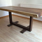 Mesa de comedor en madera maciza de Suar y patas de metal a elegir AM202211081213