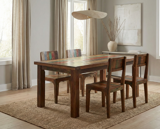 Mesa de comedor a medida teca  AM02/62
