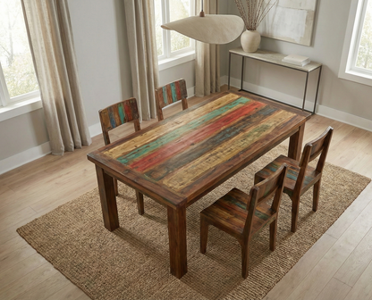 Mesa de comedor a medida teca  AM02/62