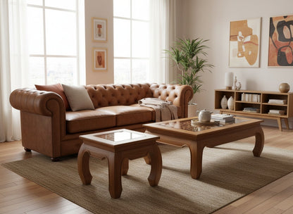 Mesas de centro opium tallada AM70/85