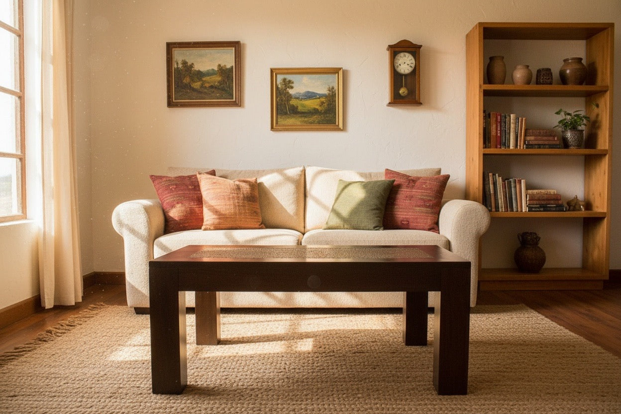 Mesas de centro colonial asiática teca 32/85